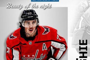 Deux buts pour T. J. Oshie (@ tjoshie7) à la tête des @capitaux lui vaut Beauté de ...