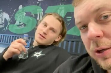 La nutrition est essentielle lorsque vous êtes @ anton_khudobin31official et Roope Hintz (@hhinee) ...