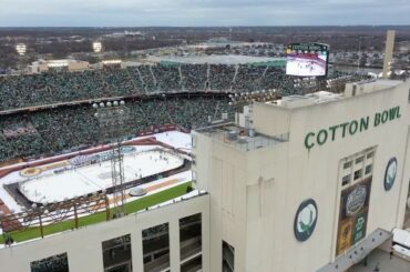 Un match de hockey au Cotton Bowl Stadium? Si fou, cela pourrait bien fonctionner. #WinterClassi ...