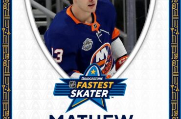 Mat Barzal (@ barzal97) est votre nouveau champion @bridgestone NHL Fastest Skater! #NH ...