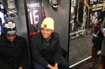 Passé, présent et futur se sont réunis pour visiter le mu mobile #BlackHockeyHistory ...