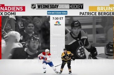 Les leaders de la Ligue @nhlbruins affrontent les rivaux de la division Atlantique @canadiensmtl ton ...