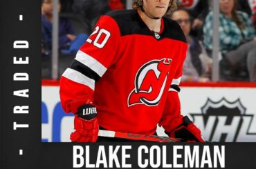 Les @njdevils font des mouvements en envoyant Blake Coleman (@ bcoles25) au @tblight ...