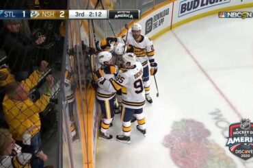 Il reste quelques minutes dans le jeu et Kyle Turris monte CLUTCH pour le @predsnhl sur @d ...