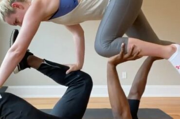 P.K. Subban et @lindseyvonn prennent au sérieux #HockeyAtHome. (: @subbanator) ...