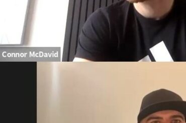 Entre Connor McDavid (@ mcdavid97), Oliver Ekman-Larsson (@ oel23), Mark Giordan ...