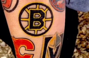 Un tatouage pour chaque arène où elle est allée!

Combien en auriez-vous? #HockeyAtHome ...