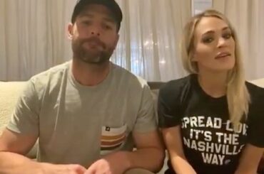 Un message de @ mfisher1212 et @carrieunderwood. #HockeyAtHome (@predsnhl) ...