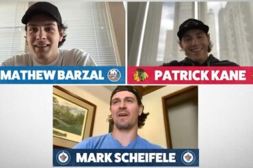 "Certainement pas Mat Barzal (@ barzal97)."
Mark Scheifele (@mscheif) prendrait ...