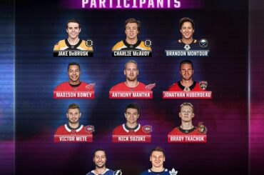 Jetez un coup d'œil à tous les joueurs participant au Défi des joueurs de la LNH, ...