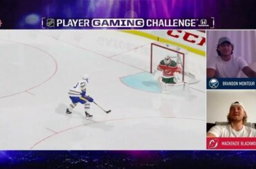 Brandon Montour (@montour) a les MOUVEMENTS sur Mackenzie Blackwood (@ macblackwood29 ...