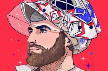 Une étoile est née #HockeyAtHome (Braden Holtby par @ kana.aiysoublood) ...