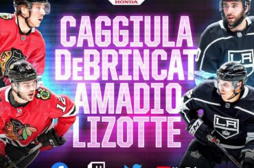 Ce soir, nous jouons.

Drake Caggiula et @ brinksy97 des @nhlblackhawks sont takin ...