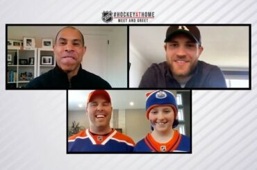 Deux fans de @edmontonoilers ont eu la chance de rencontrer Leon Draisaitl (@ drat_29) ...