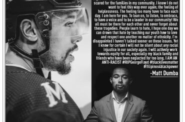 Message de @ matt.dumba sur #BlackLivesMatter ....