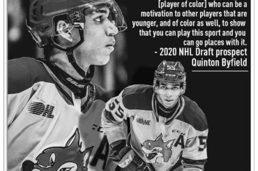 2020 #NHLDraft prospect @quintonbyfield espère servir de source d'inspiratio ...