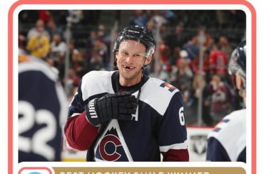 Say cheese, Erik Johnson! 

An absolute beauty set of chiclets earned him the #N...