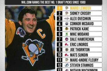 Mario Lemieux Sidney Crosby. Comment classeriez-vous ces anciens n ° 1 #NHLDraft pi ...