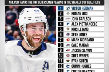 Victor Hedman est-il le meilleur défenseur jouant dans les qualifications #StanleyCup? NHL ....