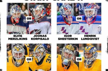 La profondeur du gardien pourrait être un élément clé lors de la #StanleyCup.  Avec qui commenceriez-vous entre ...