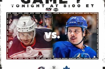 Est-ce que @austonmatthews et les @mapleleafs remporteront le premier match contre @seth_jones et le ...