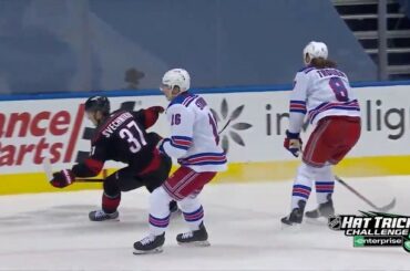 A hat trick in the POSTSEASON? 

Oh yes, 20-year-old @andrei_svechnikov37 defini...