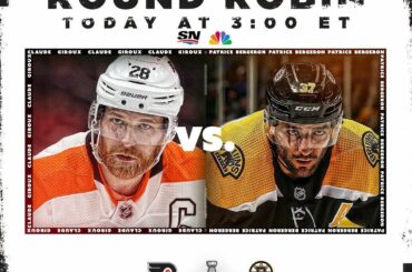 The @philadelphiaflyers and @nhlbruins open #StanleyCup Round Robin play today a...