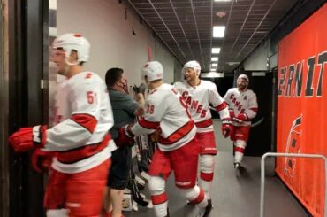 Brace yourselves, the @canes are off to the First Round! #StanleyCup...