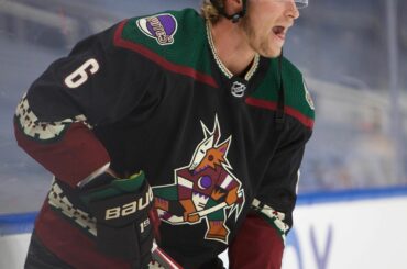 The @arizonacoyotes Kachina jerseys have made their way to the #StanleyCup Quali...