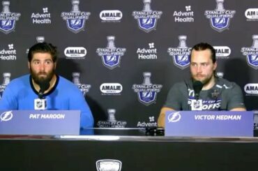 @pattymaroon with an all-time response about his play in overtime.  #StanleyCup ...