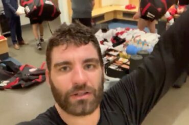 Boys are buzzin' in the room!

Jordan Martinook and the @canes are ready to go f...