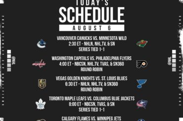 MORE HOCKEY 

Don't miss today's #StanleyCup Qualifiers action starting at 2:30 ...