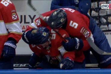 Erik Haula (@ehaula) laid it ALL on the line today in the @flapanthers win. 

#S...