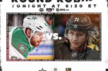 The @dallasstars and @vegasgoldenknights open their #StanleyCup Round Robin play...