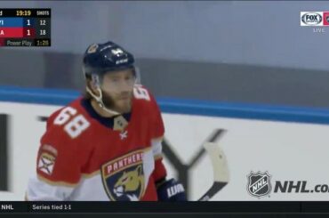 That's Mike Hoffman (@mhoffy68) comin' at ya! #StanleyCup Qualifiers

: @nhlonbc...