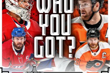The @canadiensmtl and @philadelphiaflyers are poised for an epic first round of ...