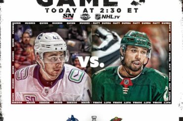 La recrue @_quinnhughes et les @canucks peuvent-ils vaincre @ matt.dumba et le @minneso ...