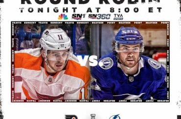 C'est la bataille pour la tête de série de l'Est - @philadelphiaflyers contre @tblightning ...