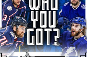 A rematch of 2019 is set as the @bluejacketsnhl meet the @tblightning once again...