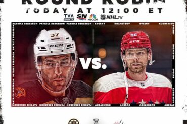 The @capitals and @nhlbruins close out their #StanleyCup Round Robin play tonigh...