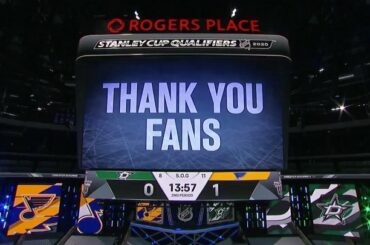 Merci ... à tous les fans présents dans les tribunes aujourd'hui! Tournoi à la ronde #StanleyCup ...