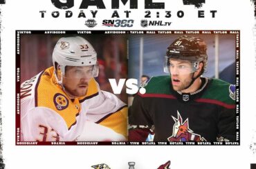 Taylor Hall (@ hallsy09) et les @arizonacoyotes cherchent à se qualifier pour le #StanleyC ...