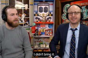 Avant le septième match de la finale #StanleyCup 2019, Ryan O'Reilly est entré dans une musique ...