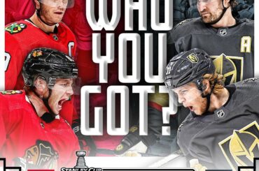 The @nhlblackhawks and @vegasgoldenknights square up in the first round of the #...