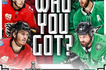Who will come out on top in the @nhlflames vs @dallasstars in the first round of...
