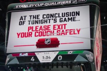 La sécurité d'abord, les amis. #Coupe Stanley...