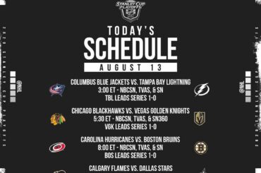 Make your picks for today's slate 

The #StanleyCup Playoffs continue at 3 ET on...
