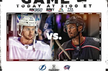 Anthony Cirelli (@ acirelli22) et le @TBLightning cherchent à prendre un 3-1 imposant ...