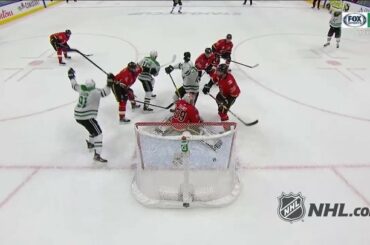 Tour de chapeau! But de jeu égal! Joe Pavelski (@ jpav8) envoie le @dallasstarsDallasSt ...