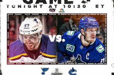 Les @stlouisblues remporteront-ils une victoire ou les @canucks auront-ils ce qu'il faut pour aller ...